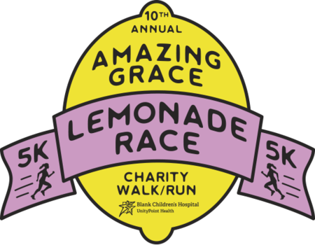 Amazing Grace Lemonade 5K Run and Fun Run logo