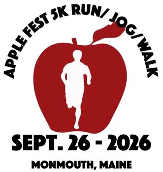 2026 AppleFest 5k Run, Jog, Walk presented by the Friends of Cumston Hall logo