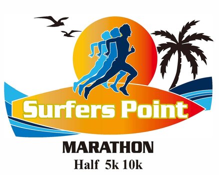 Surfers Point Marathon 2026 - SurfersPointMarathon.com logo