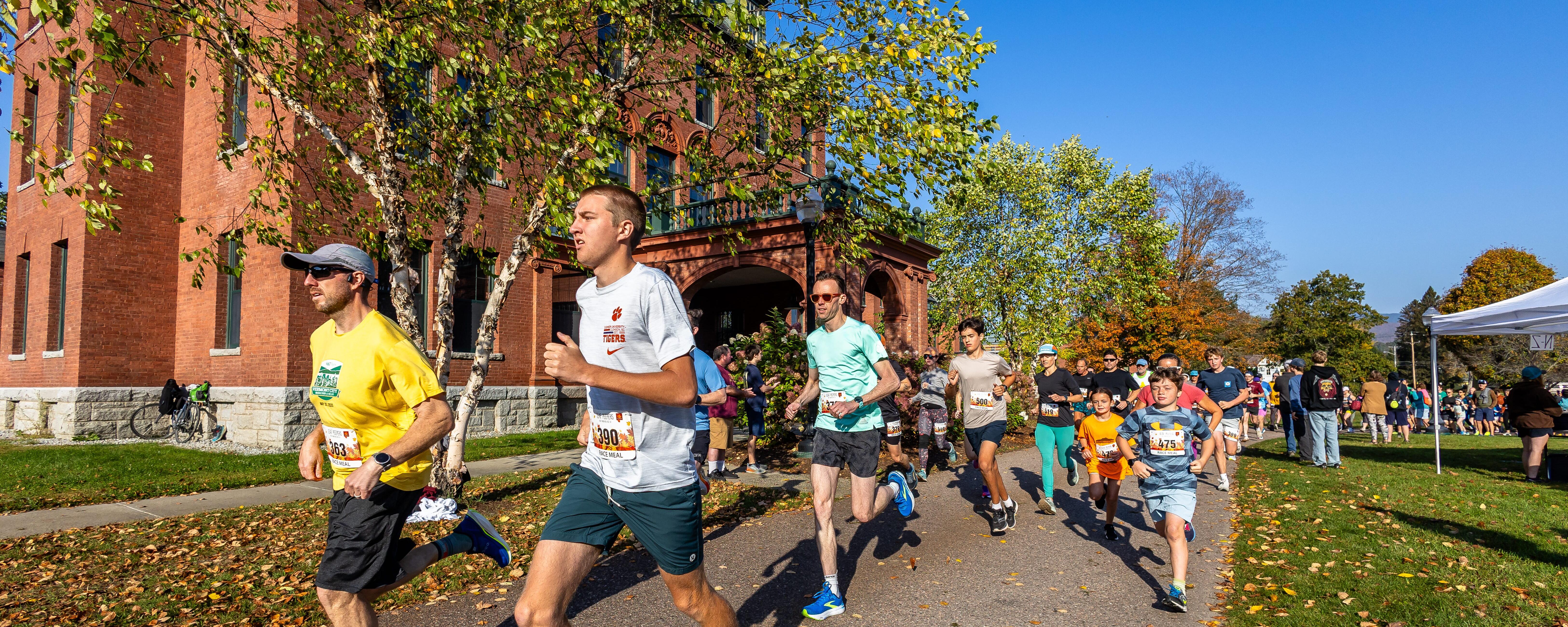 Leaf Peepers Half Marathon and 5K logo